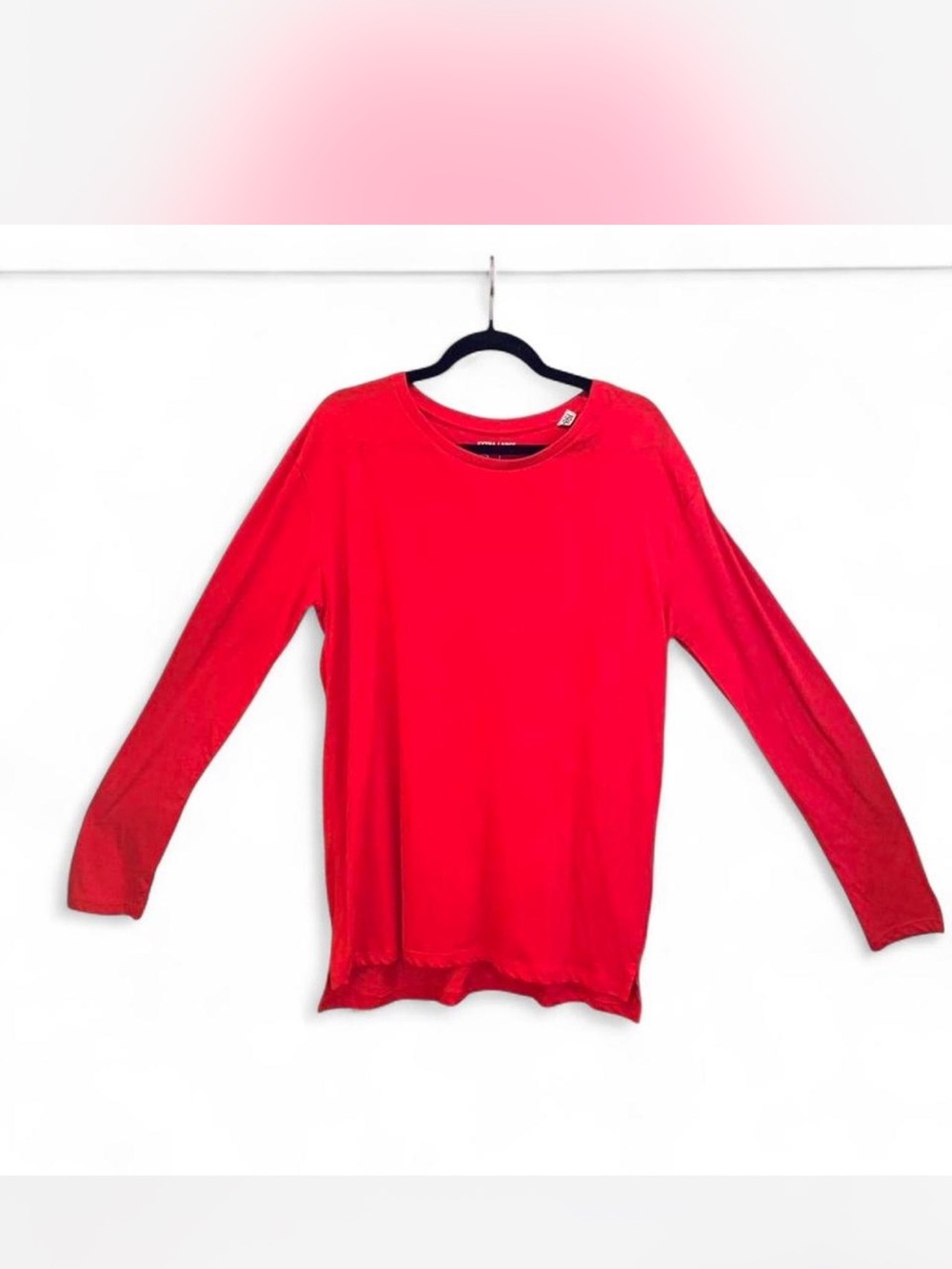 Men’s Pressbox Bright Red Long Sleeve  Tee